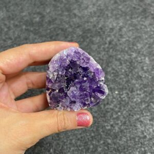 Amethyst crystal.